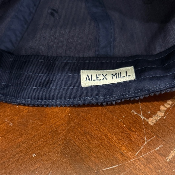 Alex Mill Dark Blue Corduroy Hat - Picture 2 of 2